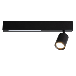 Lampa Sufitowa Magnet 5W+1xGU10 3000/4000K Czarny Lampa Sufitowa Magnet 5W+1xGU10 3000/4000K Czarny