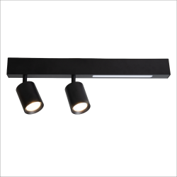 Lampa Sufitowa Magnet 5W+2xGU10 3000/4000K Czarny