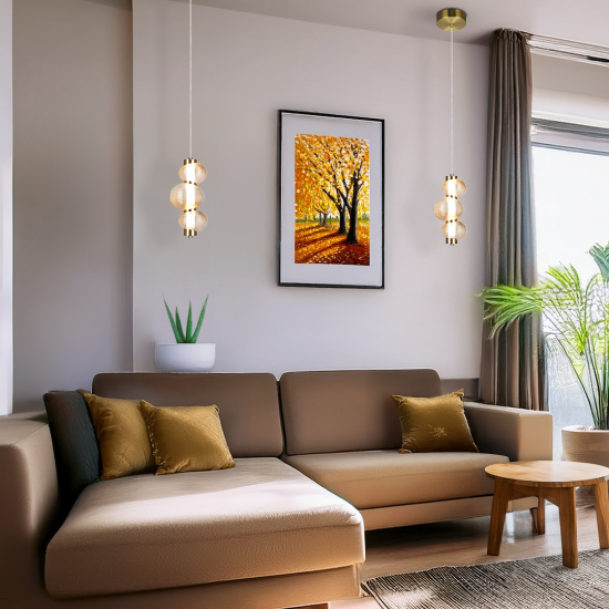 BOLLA GOLD 12W LED pakabinamas šviestuvas BOLLA GOLD 12W LED pakabinamas šviestuvas