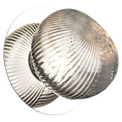 Kinkiet / lampa sufitowa BOLLA SMOKED 3W LED