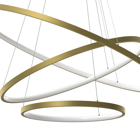 HOOP GOLD 93W LED pakabinamas šviestuvas HOOP GOLD 93W LED pakabinamas šviestuvas