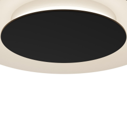Lampa sufitowa Piattino Czarny 30W LED 3000K-4000k-6000K