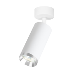 Oprawa Mica Spot Biały + Chrom 1xGU10 Oprawa Mica Spot Biały + Chrom 1xGU10