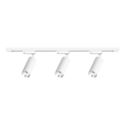 Zestaw Oprawa Mica Track Biały + Chrom 3xGU10 1m
