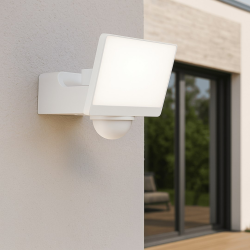 Naświetlacz LED Davos 30W 2000lm 4000K Biały Premium PIR Naświetlacz LED Davos 30W 2000lm 4000K Biały Premium PIR