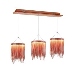 LAMPA WISZACA CASCATA COPPER 54W LED LAMPA WISZACA CASCATA COPPER 54W LED