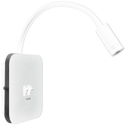 Lampka nocna Base 8W+2W Biały Lampka nocna Base 8W+2W Biały