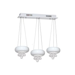 LAMPA WISZĄCA LUX BIANCO 3X6W LED LAMPA WISZĄCA LUX BIANCO 3X6W LED