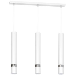 Lampa wisząca Joker Biały / Chrom 3xGU10 Lampa wisząca Joker Biały / Chrom 3xGU10