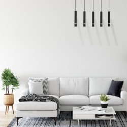 Lampa wisząca JOKER BLACK/CHROME 5xGU10 Lampa wisząca JOKER BLACK/CHROME 5xGU10