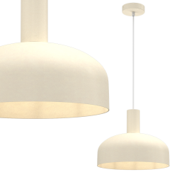 Lampa wisząca VISBY KREMOWA 1xE27 Lampa wisząca VISBY KREMOWA 1xE27