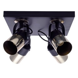 Lampa sufitowa WILSON BLACK 4xGU10 Lampa sufitowa WILSON BLACK 4xGU10