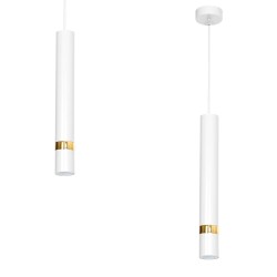 Lampa wisząca Joker 1xGU10 Biały/Złoty
