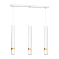 Lampa wisząca Joker 3xGU10 Biały/Złoty
