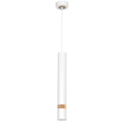 Lampa wisząca Joker Biały / Drewno 1xGU10