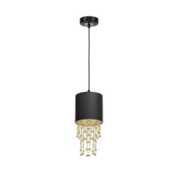 Lampa wisząca ALMERIA BLACK/GOLD 1xE27 Lampa wisząca ALMERIA BLACK/GOLD 1xE27