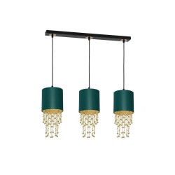 Lampa wisząca ALMERIA GREEN/GOLD 3xE27 Lampa wisząca ALMERIA GREEN/GOLD 3xE27