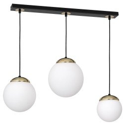 Lampa wisząca SPARTA BLACK / GOLD 3xE14 Lampa wisząca SPARTA BLACK / GOLD 3xE14